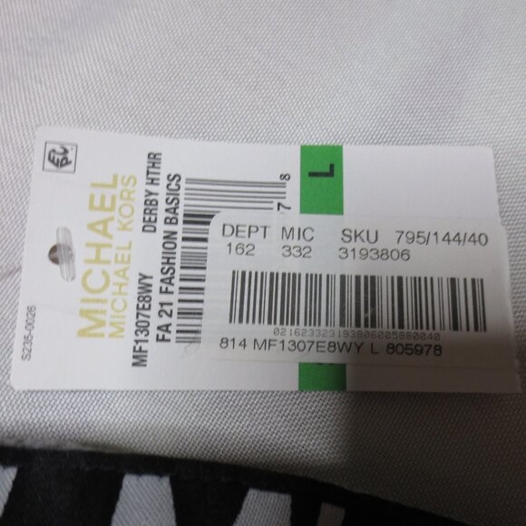 NWT MICHAEL KORS pants DRAWSTRING black GRAY athletic SOFT jogger SIZE L - Picture 6 of 8